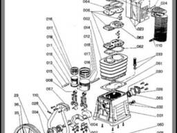Запчасти компрессора Абак ABAC B5900B, B7000