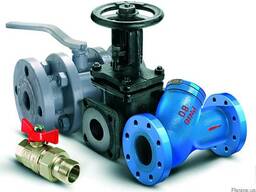 Запірна арматура - засувки, вентилі, крани та ін.