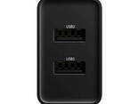 Зарядка для телефона сетевая Baseus Speed Mini Dual U Charger (2USB, 2A, 10.5W). Black - фото 3