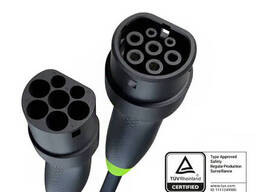 Зарядный кабель для электромобилей Green Cell Snap Type 2 22кВт 5м