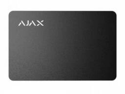 Защищенная бесконтактная карта Ajax Pass black (комплект 3 шт. ) для клавиатуры KeyPad Plus