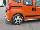 Защита заднего бампера (нержавеющая труба - ус) Fiat Fiorino (2017+) - фото 1