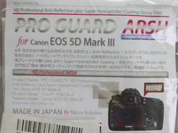 Защитная пленка на экран дисплея Canon 5D Mark III