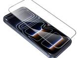 Защитное стекло iPhone 17 и iPhone 16 Pro 6.3" HOCO A888 Bear Shield series full screen - фото 3