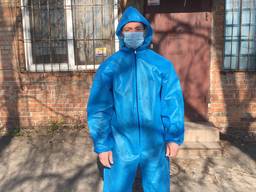 Защитный комбинезон, костюм спанбонд плотность 90 г/м2