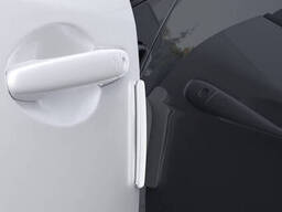 Защитные накладки на двери авто Baseus Streamlined car door bumper strip (4 шт). White