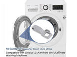 Засувка (гачок) для люка пральної машини LG MFG63099101 - фото 2