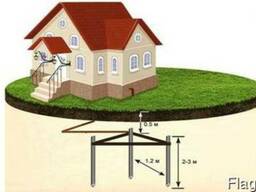 Заземление в частном доме Харьков. Контур заземления. Монтаж