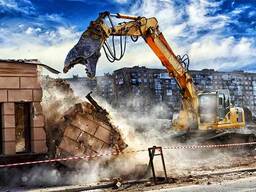Здаємо в оренду екскаватор JCB JS330 з ковшем, гідромолотом та гідравлічними ножицями