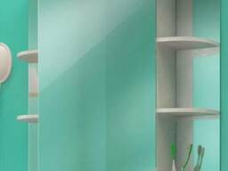 Дзеркало з поличкою у ванній кімнаті Merlin EVA GOLD