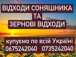 Зернові та олійні відходи