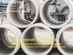 Железобетонные изделия, кольца, днища, столы, бордюры, еврозабор, шлакоблок, тротуарная пл