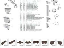 Соединитель трубы коричневый 90\75 мм , Profil 110 K