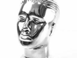 Женская голова платина