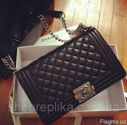 Большая женская сумка Chanel цвет Черный купить по низкой цене в Москве