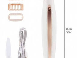 Женский триммер New Flawless Body аккумуляторный White-Pink (3_01674)