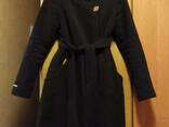 Женское красивое пальто коричневое - фото 2