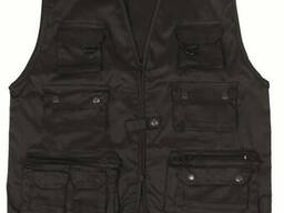 Жилет для охоты и рыбалки Mil-Tec (Black)