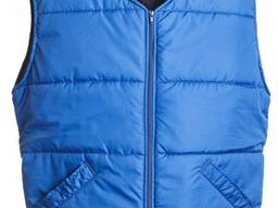 Жилет утепленный рабочий синего цвета в наличии