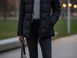 Жіноча пухова куртка- moda internanional. із сша