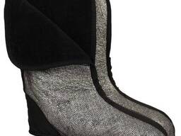 Зимние термо вставки в сапоги черные