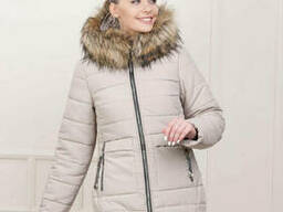 Зимняя модная женская куртка (42-50) с капюшоном. ..
