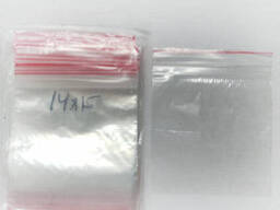 ЗІП-пакети струнна застібка 14см*15см (упак. 100 шт)