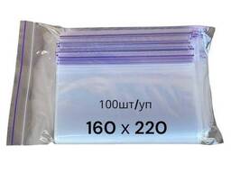 Зип пакеты Zip-Lock 160х220 мм, 50 мкм