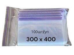 Зип пакеты Zip-Lock 300х400 мм, 50 мкм