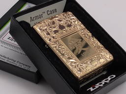 Зажигалка Zippo 49022 ARMOR Lighter Chinese Love Polished Br