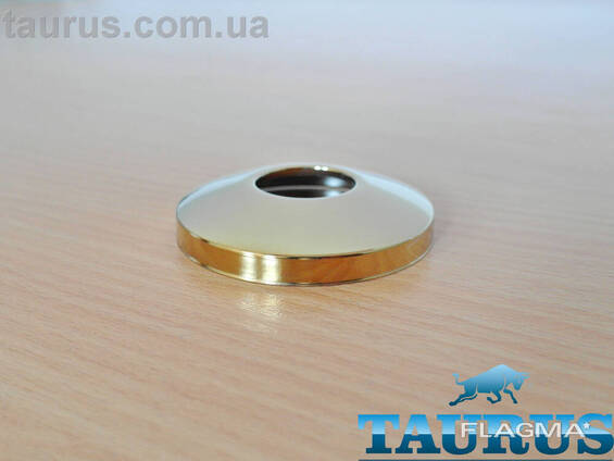 Золотий фланець класичний ThermoPulse Sphere Gold розмір D70 мм / висота 14 мм, під. ..