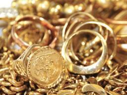 Золото, лом золота.