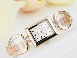 Золотые женские часы браслет