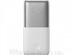 Зовнішній акумулятор Baseus Bipow Pro Digital Display 20W 10000mAh White (PPBD040102)