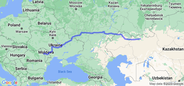 Расстояние молдова
